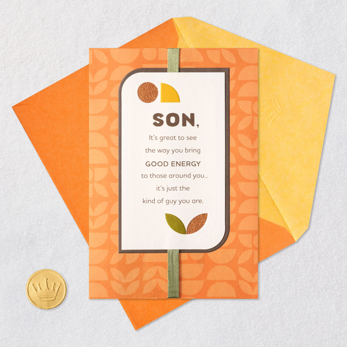 You Bring Good Energy Birthday Card for Son for only USD 7.99 | Hallmark