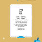 Menorah and Star of David Hanukkah Gift Card Greeting gift card information panel image number 6