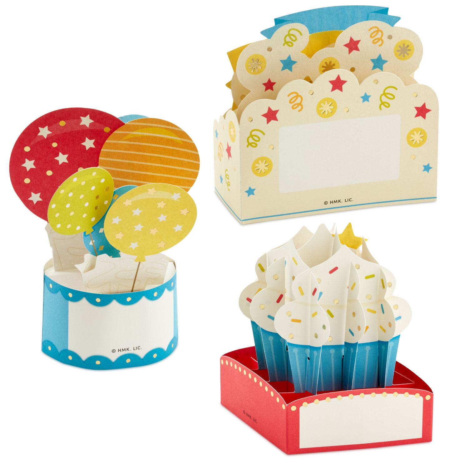 Mini Time to Celebrate Pop-Up All-Occasion Cards, Pack of 3, , large image number 2