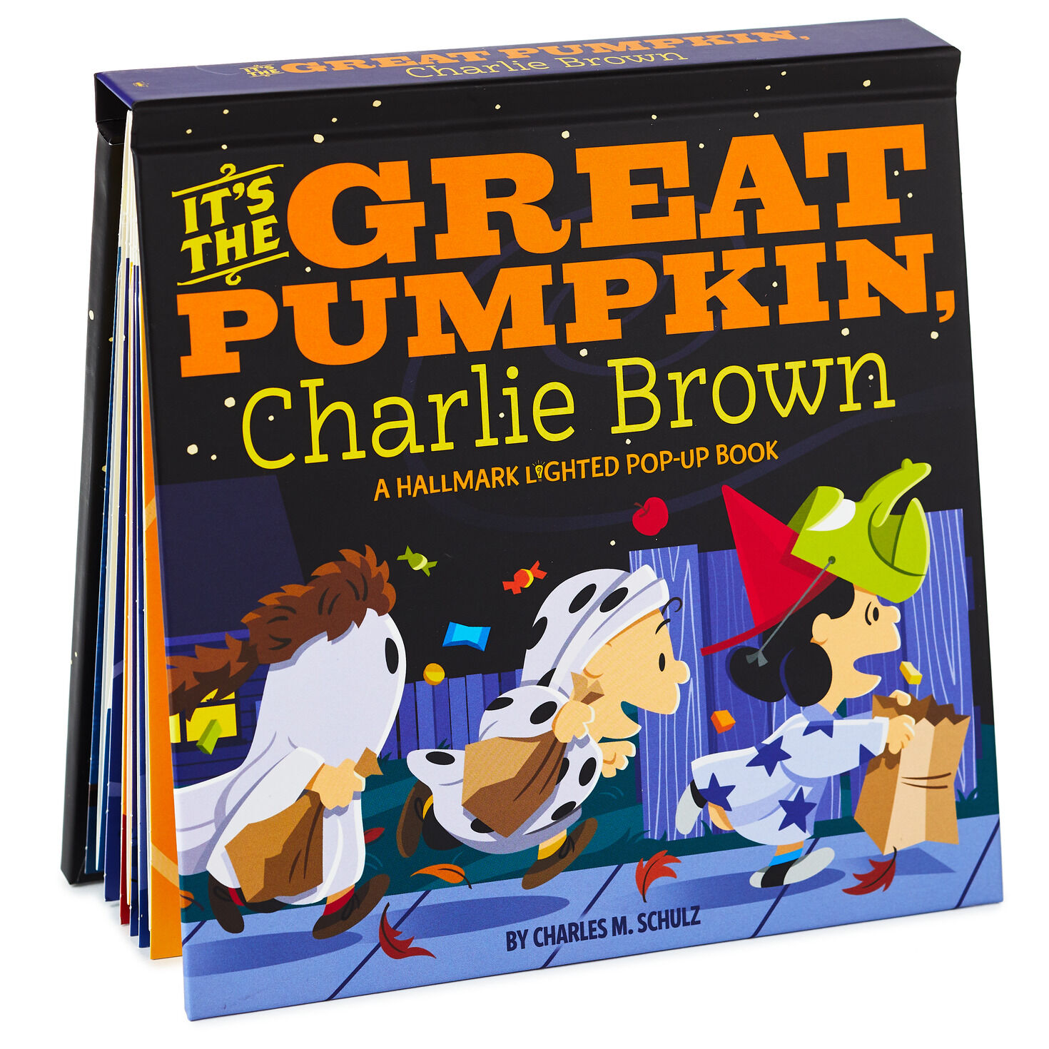Peanuts® It's the Great Pumpkin, Charlie Brown Lighted Pop-Up Book for only USD 24.99 | Hallmark
