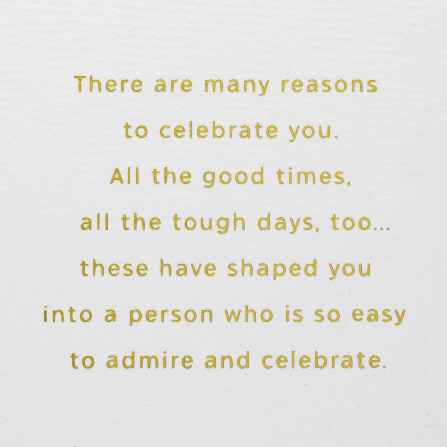 Pastel and Gold Balloons Fiftieth Birthday Card Sentiment image number 2