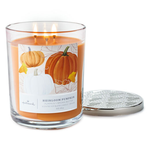 Heirloom Pumpkin 3-Wick Jar Candle, 16 oz., 