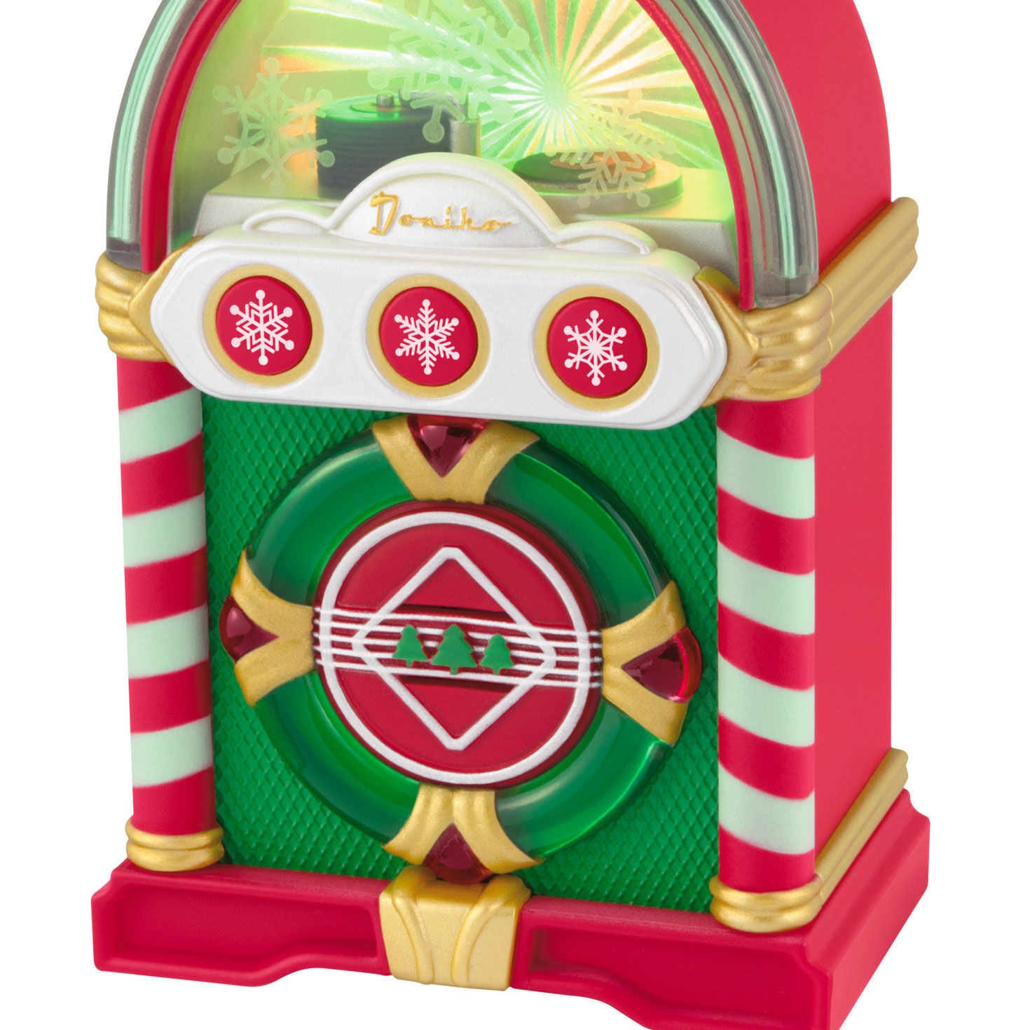 Jukebox Keepsake Ornament closeup view image number 5
