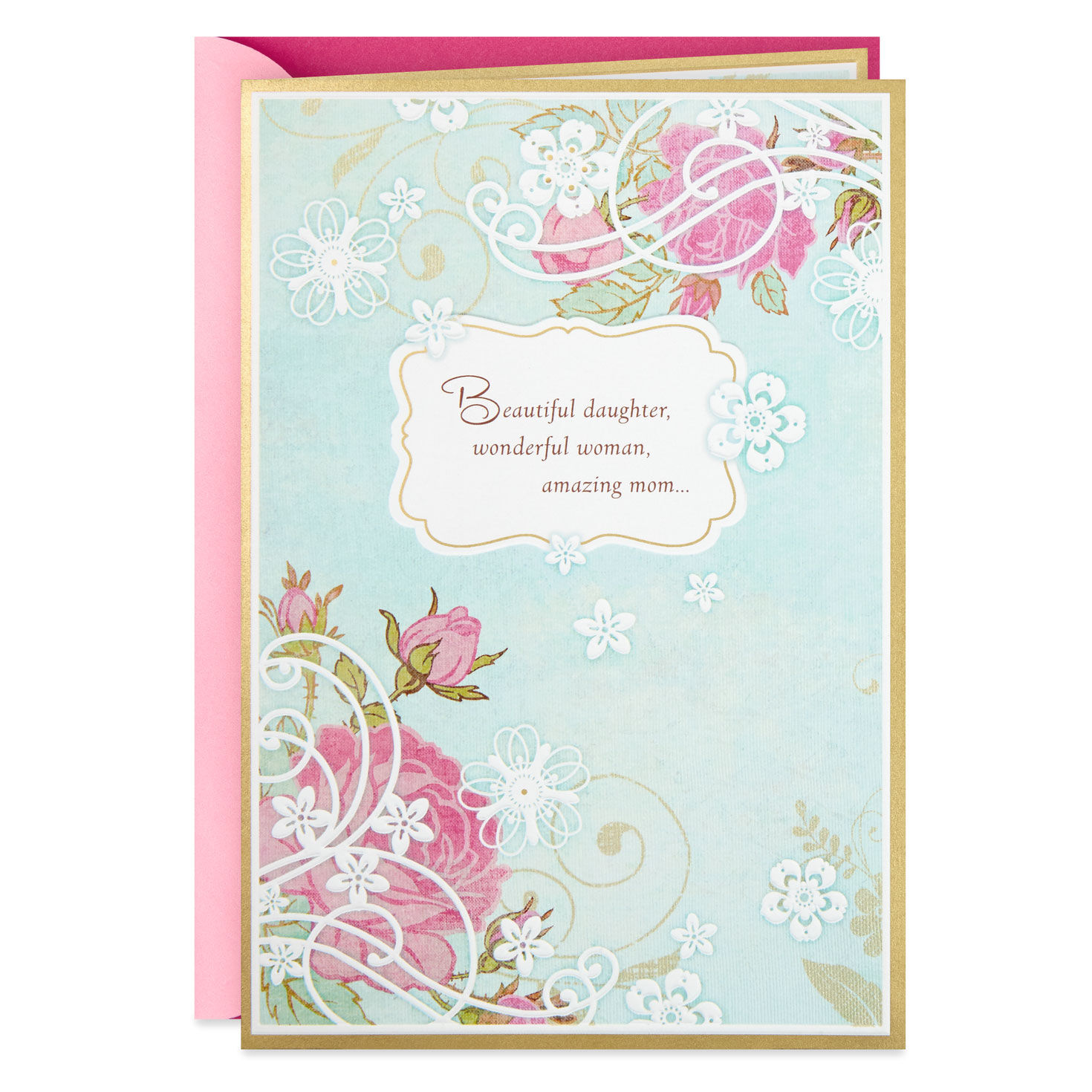 Wonderful Woman, Amazing Mom Mother's Day Card for Daughter