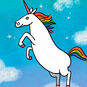 Nonexistent Rainbow Unicorn Funny Birthday Card, , large image number 4
