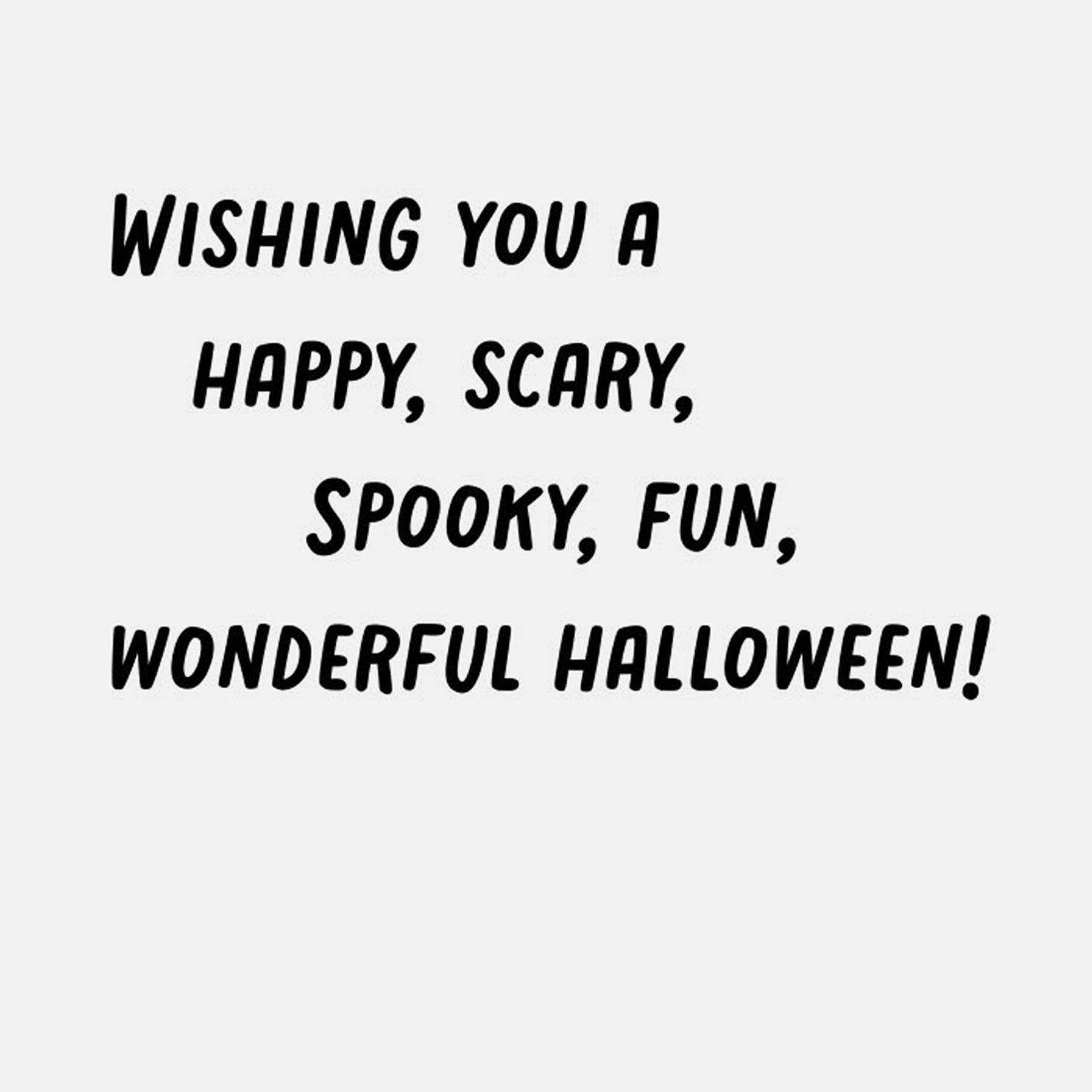 Nine Jack-o-Lanterns Halloween Card Pack Sentiment Detail image number 3