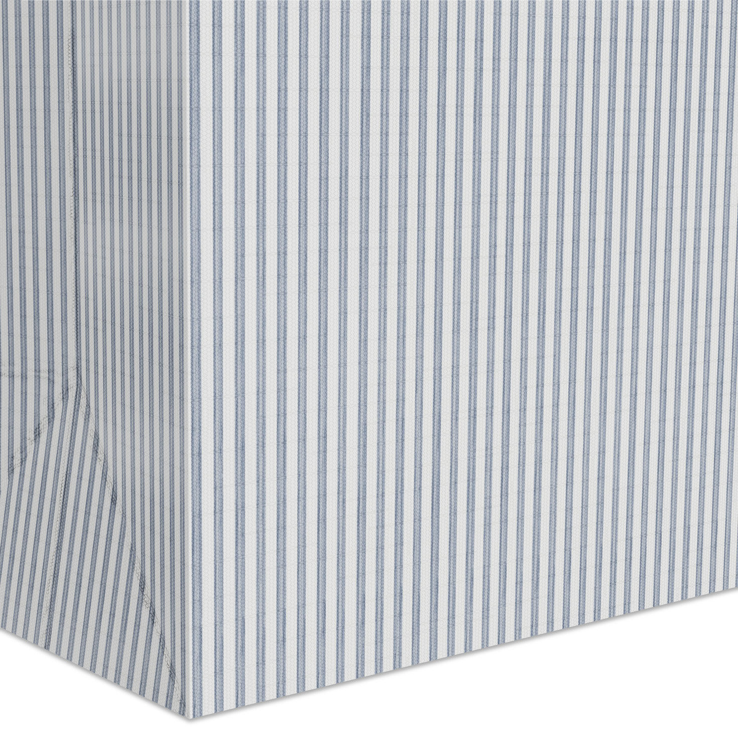 Stripes and Rose Gold Medium Holiday Gift Bag Base/Side Detail image number 5