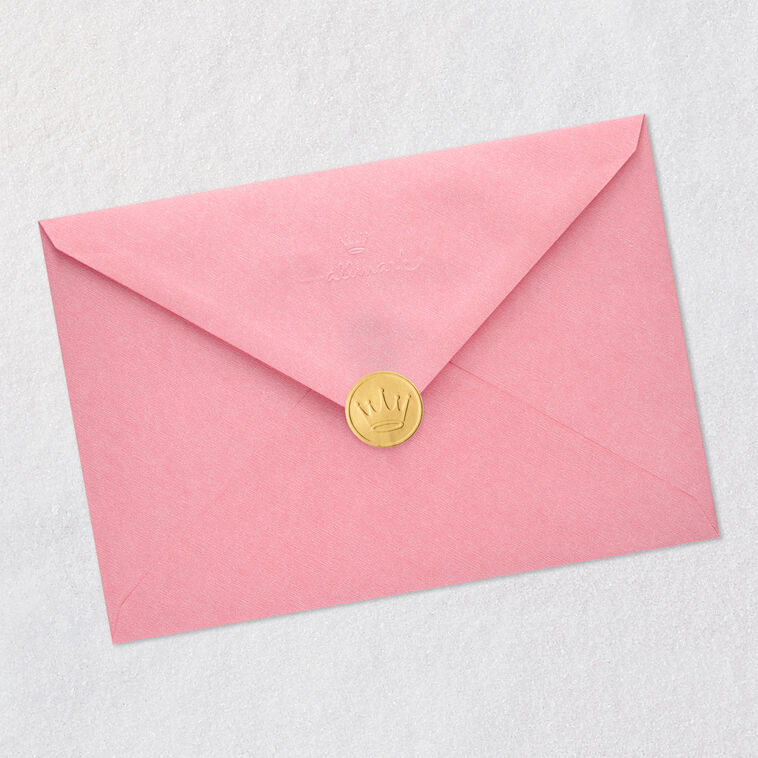 Pink Candles Happy Birthday Card for Her Envelope Back with Seal image number 8
