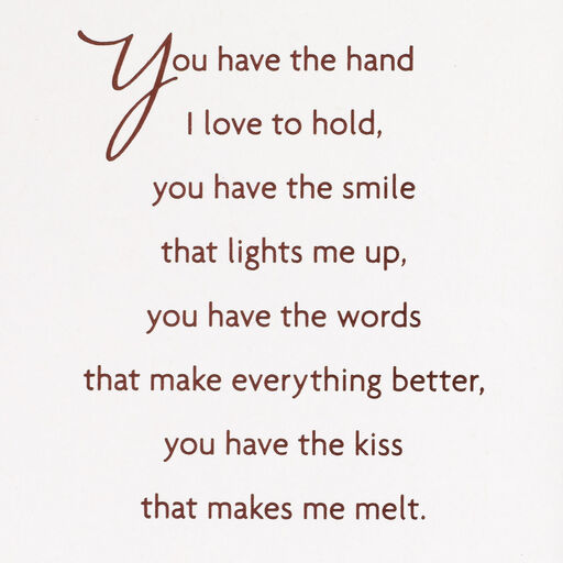 For the Man I Love Romantic Father's Day Card, 