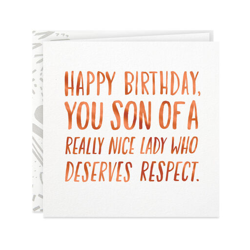 You Son of a Funny Birthday Card for Him, 