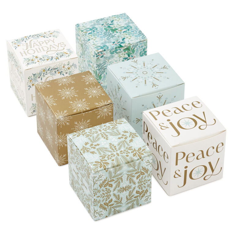 Whispers of Winter 6-Pack Assortment Mini Holiday Gift Boxes