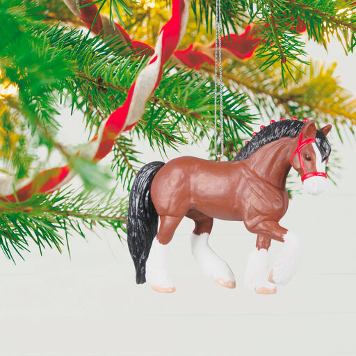 Clydesdale Dream Horse Ornament, 