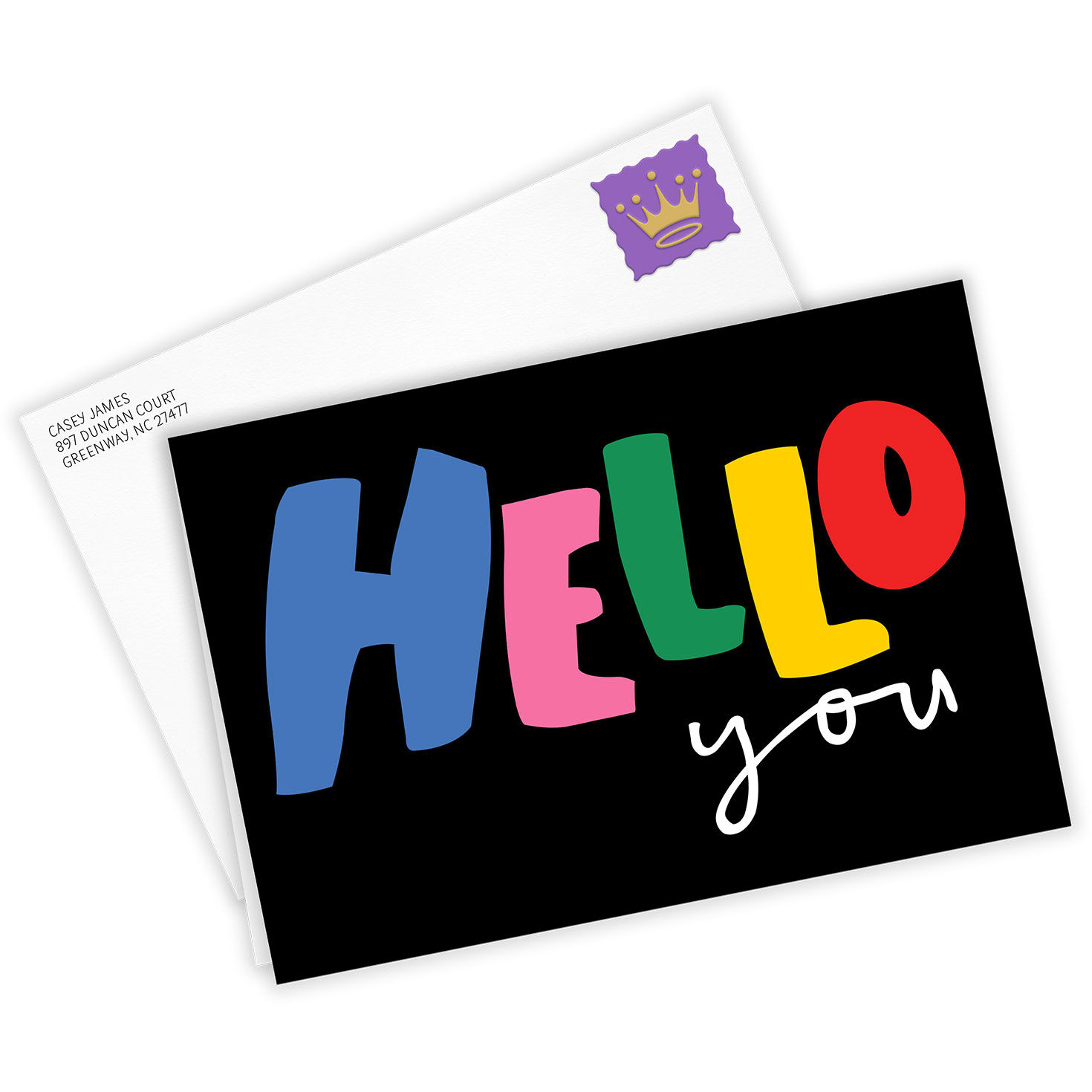 Bold Hello You Custom Card for only USD 4.99 | Hallmark