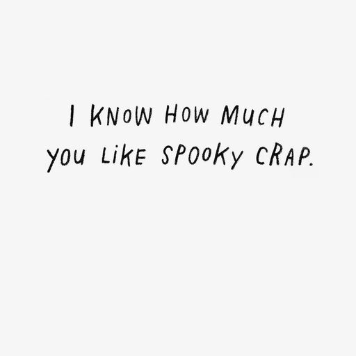 Poop Emoji Spooky Crap Funny Halloween Card, 