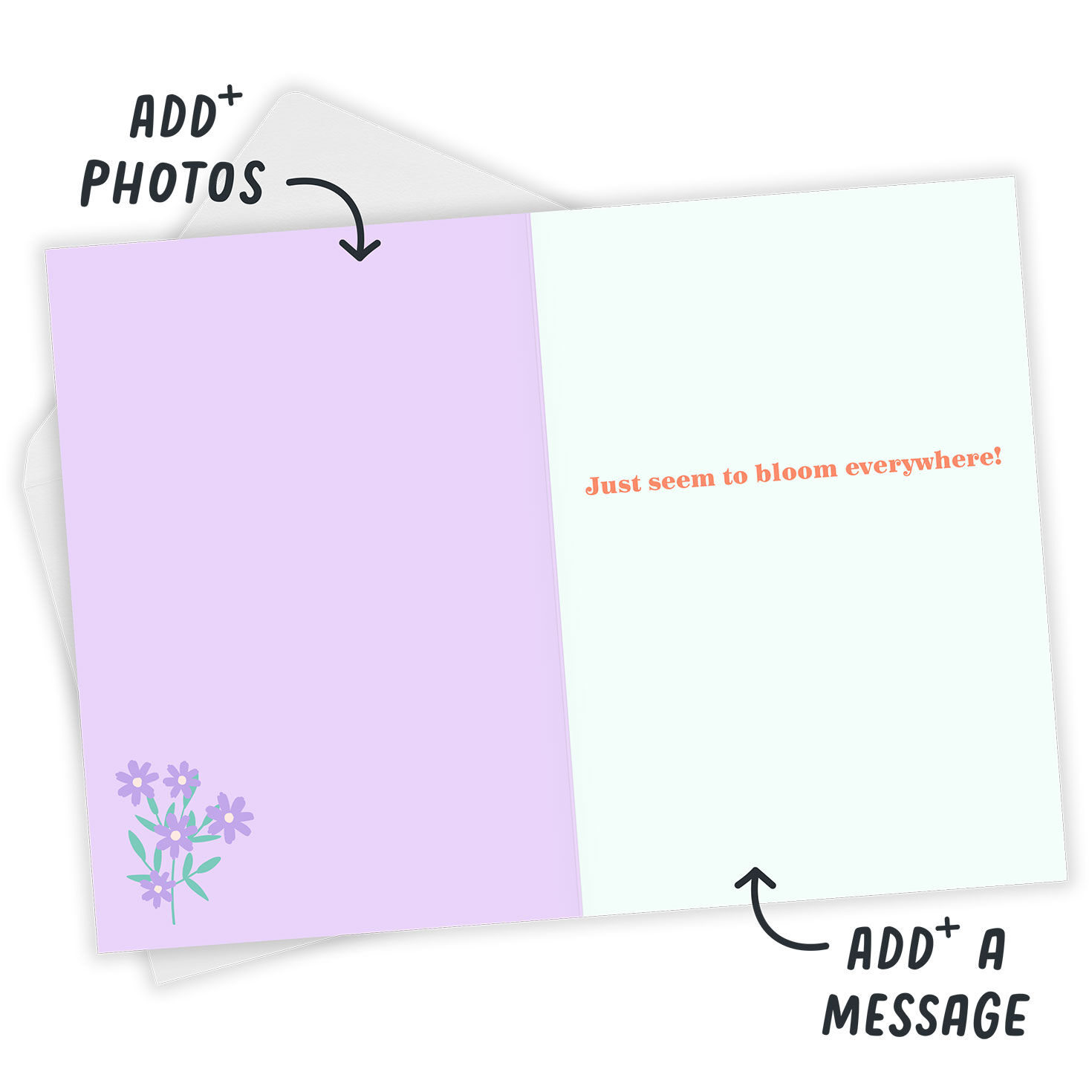 Happy Thoughts Bloom Custom Card, , large image number 4