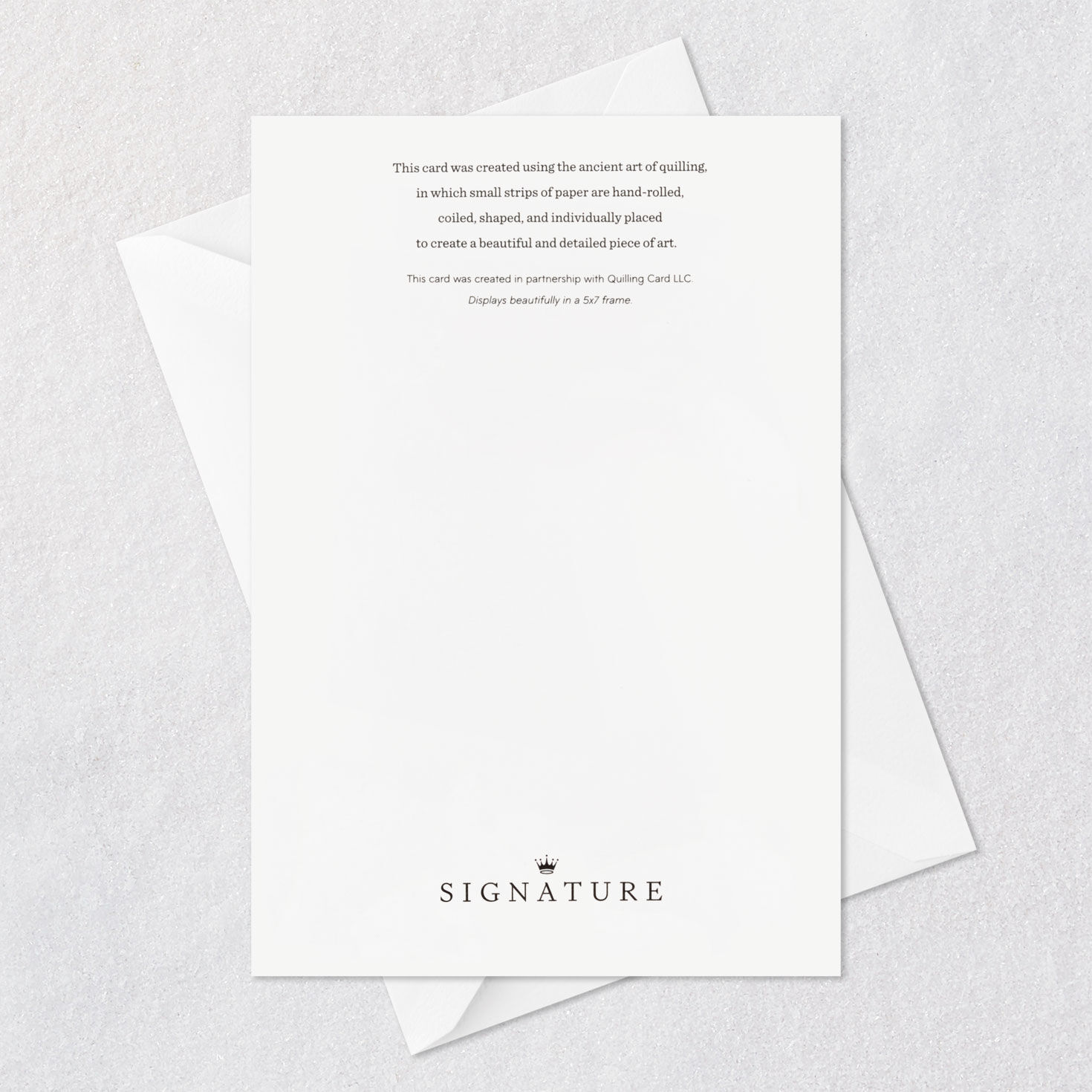 Poinsettias and Holly Quilled Paper Handmade Christmas Card, , large image number 7