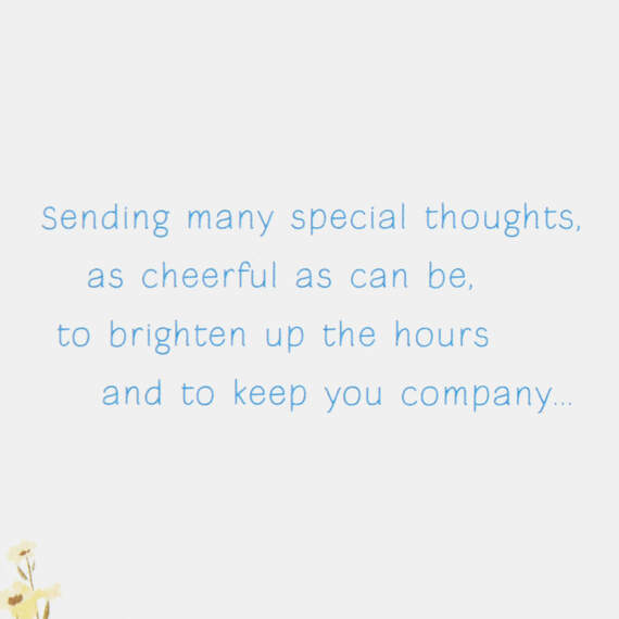 Cheerful Thoughts and Wishes Get Well Card from Us, , large image number 2