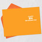 Pumpkin With Boo Glasses Kids Halloween Card Open card with envelope image number 3