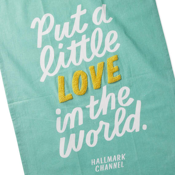 Hallmark Channel Love in the World Tea Towel, , large image number 3