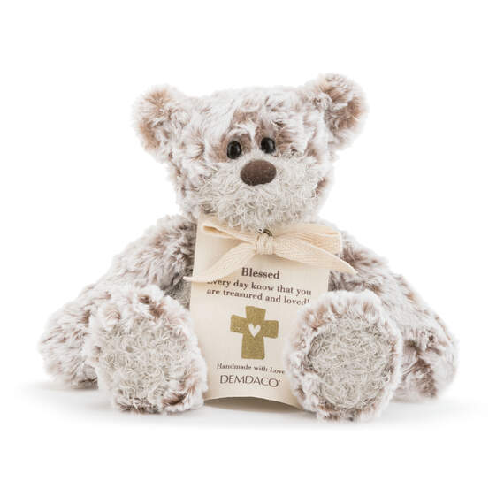 Small Blessing Giving Bear Stuffed Animal, 8.5"