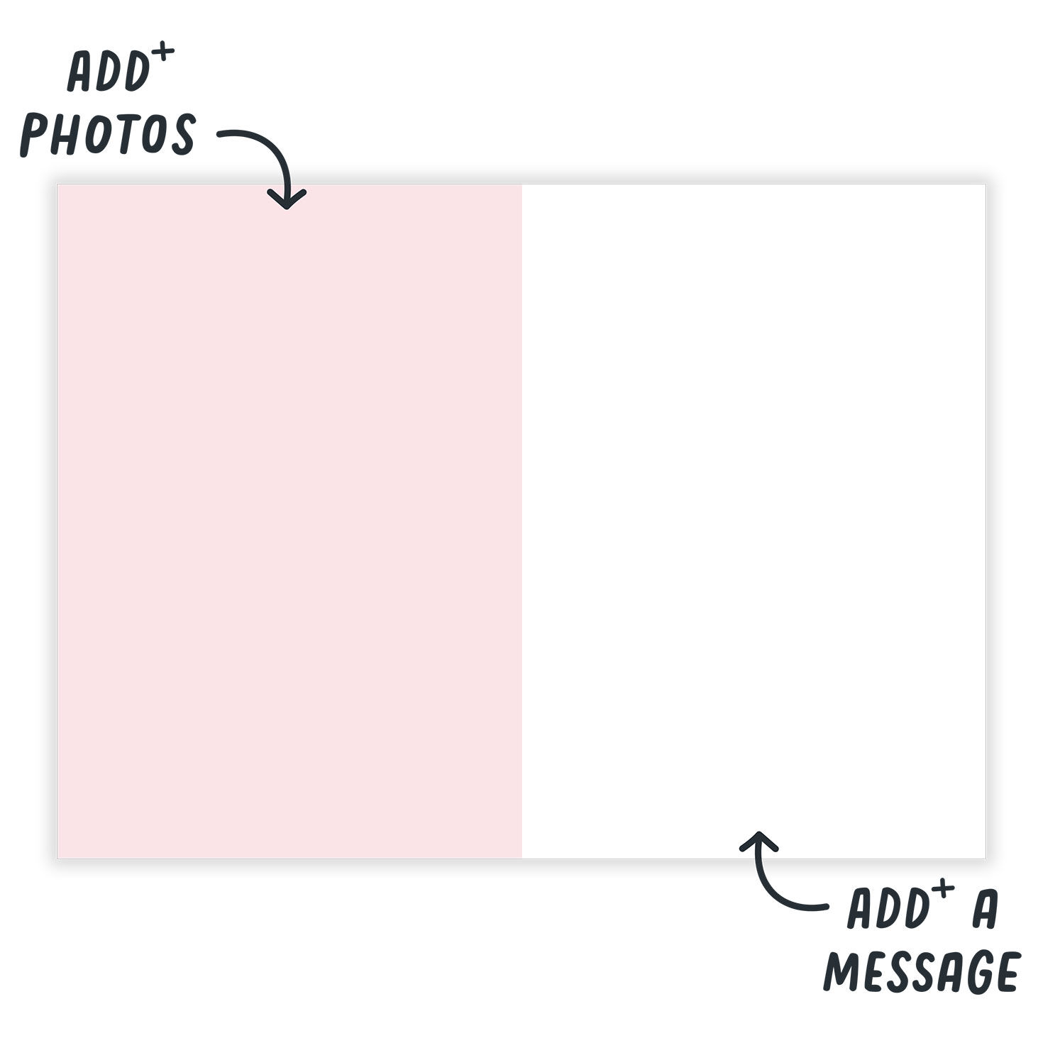 Watercolor Bouquet of Flowers Personalized Card Open Card indicating personalization image number 3