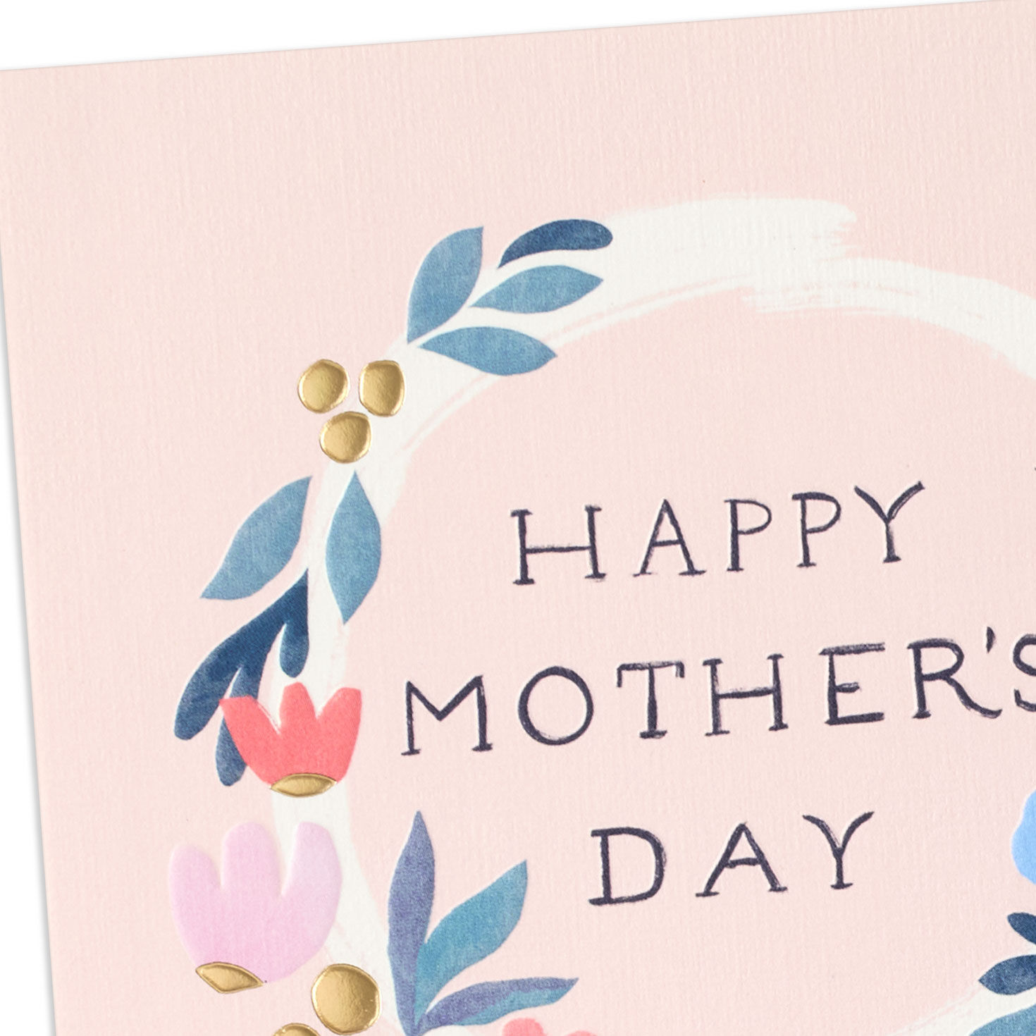 Floral Wreath on Pink Mother's Day Card  image number 5