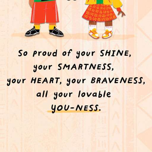Black Kids Make the Whole World Glow Card, 