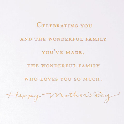 Celebrating Great Moms Mother's Day Card, 