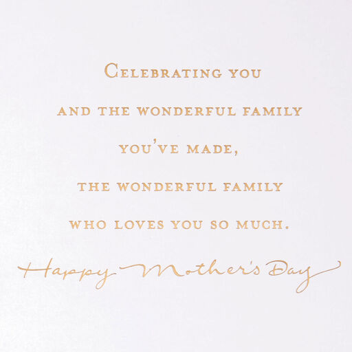 Celebrating Great Moms Mother's Day Card, 