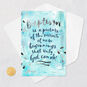 New Beginnings Religious Baptism Card Card Front with Envelope and Gold Seal image number 6