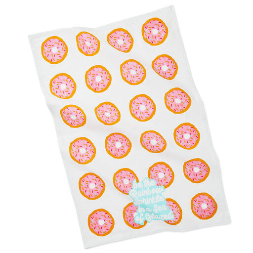 Be the Rainbow Sprinkle Donut Tea Towel, 