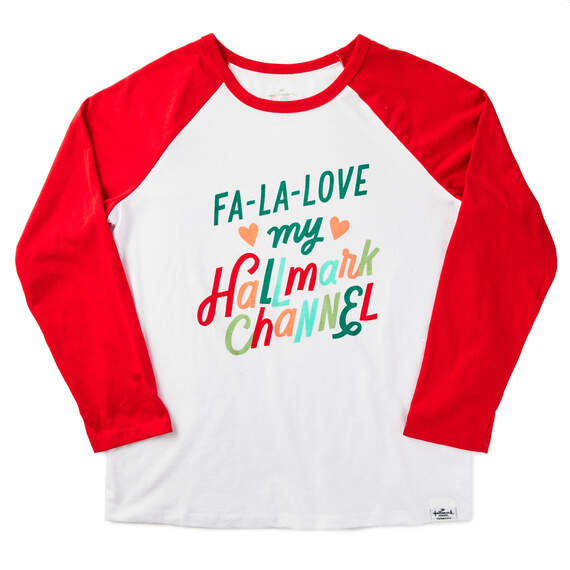 Hallmark Channel Fa La Love Women's Raglan Shirt, , large image number 1