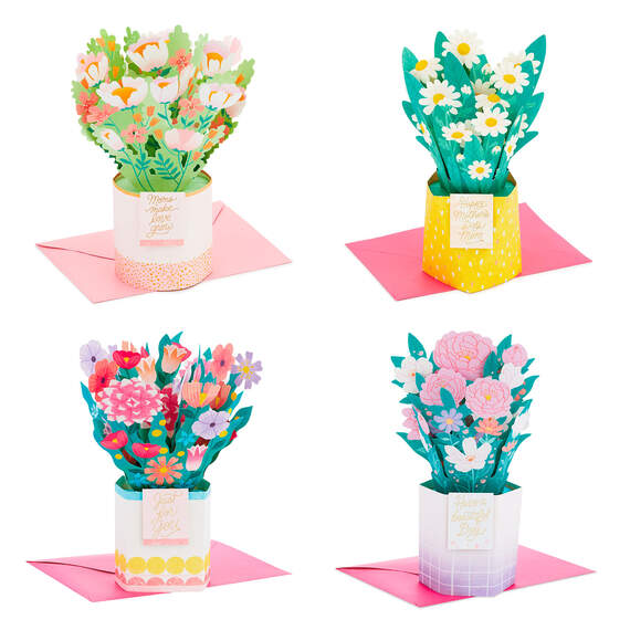 Paper Wonder Flowers 3D Pop-Up Mother's Day Card Assortment, , large image number 1