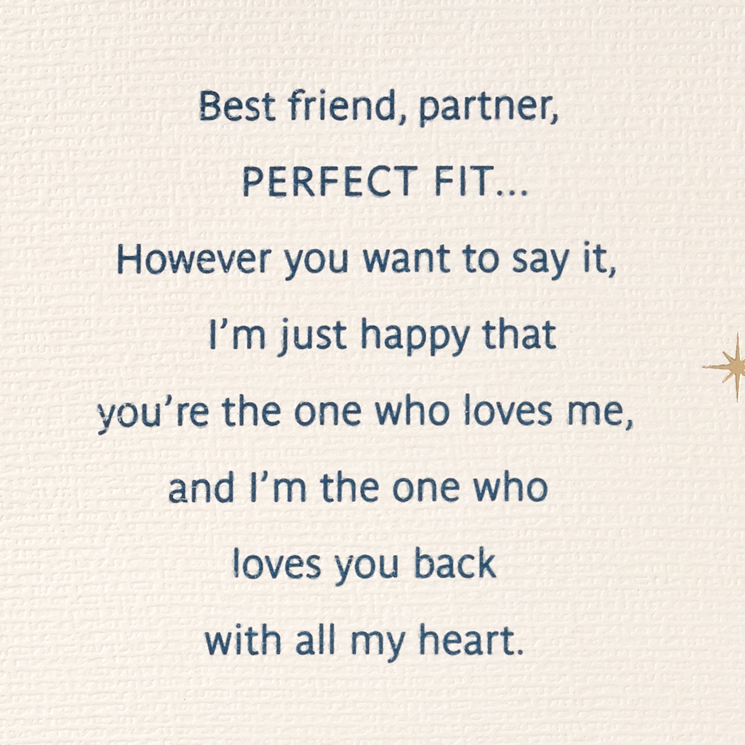 Best Friend, Partner, Perfect Fit Romantic Birthday Card for Him With Wooden Tokens for only USD 9.99 | Hallmark