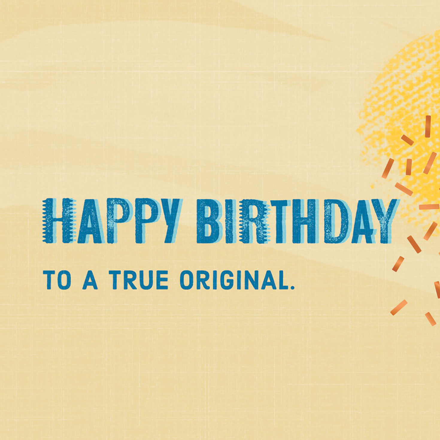 A True Original Birthday Card for Brother for only USD 3.99 | Hallmark