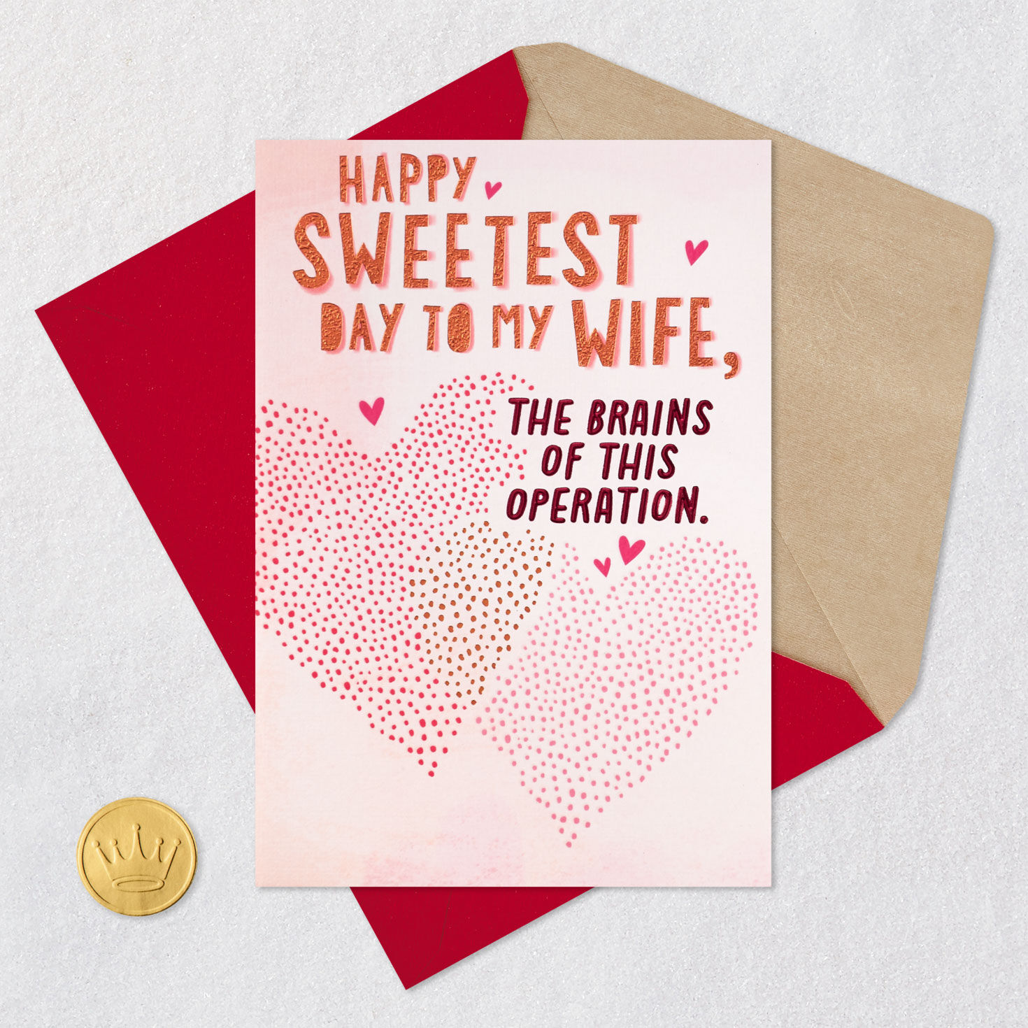 Brains and Looks Funny Sweetest Day Card for Wife for only USD 4.99 | Hallmark