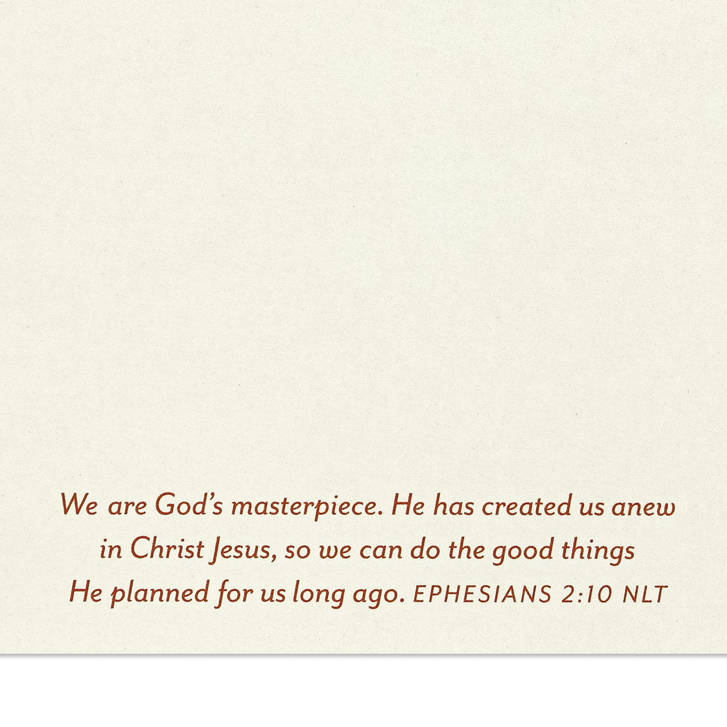 Navy and Copper Confetti Religious Birthday Card scripture image number 3