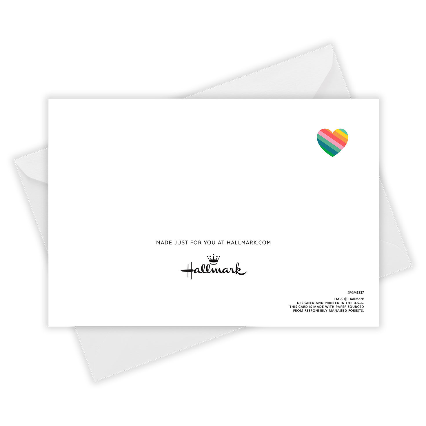 Personalized Lucky Me Rainbow Stripes Photo Card  image number 5