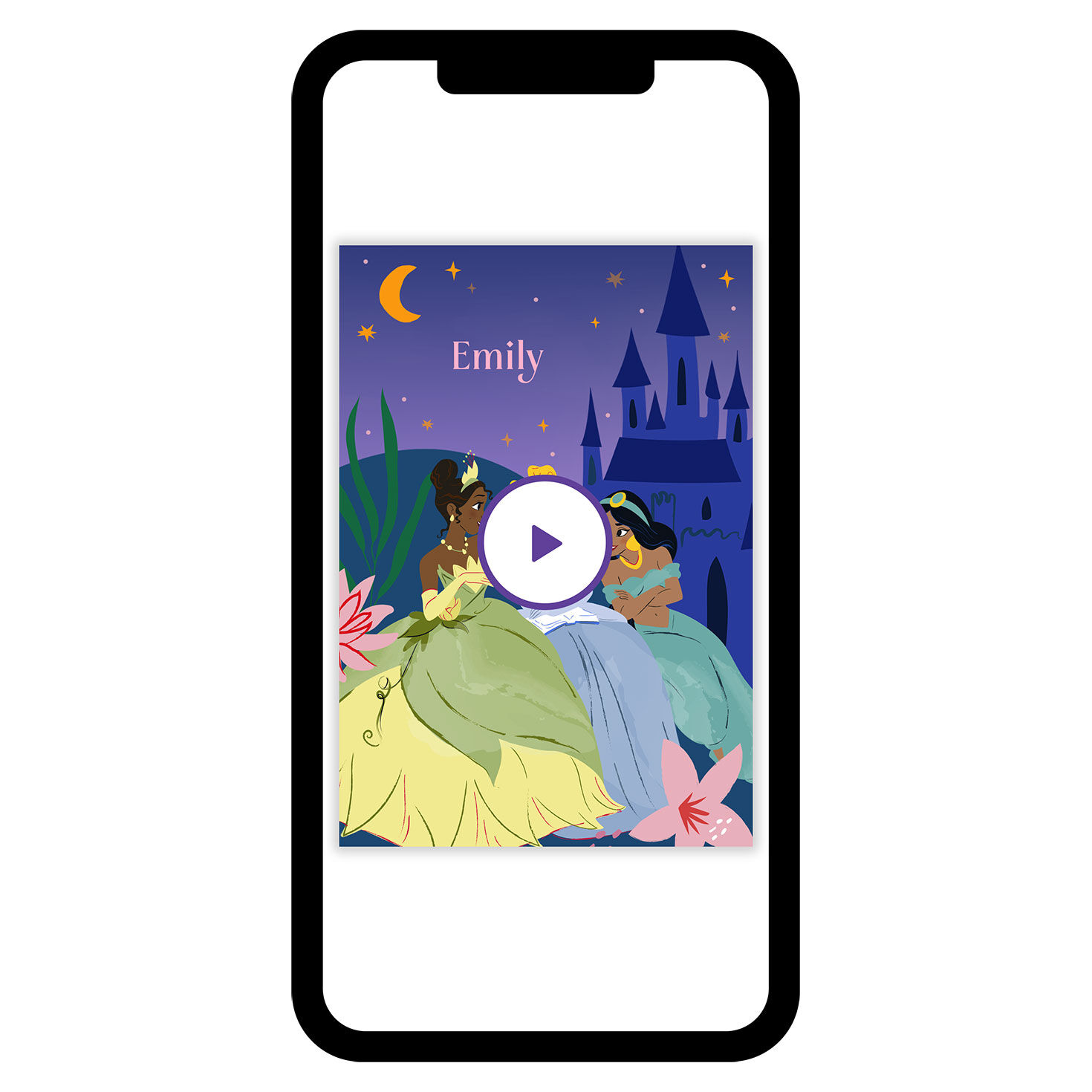 Disney Princess Tiana, Cinderella and Jasmine Custom Card, , large image number 7