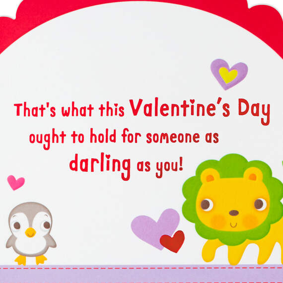 Baby Animals First Valentine's Day Card, , large image number 3