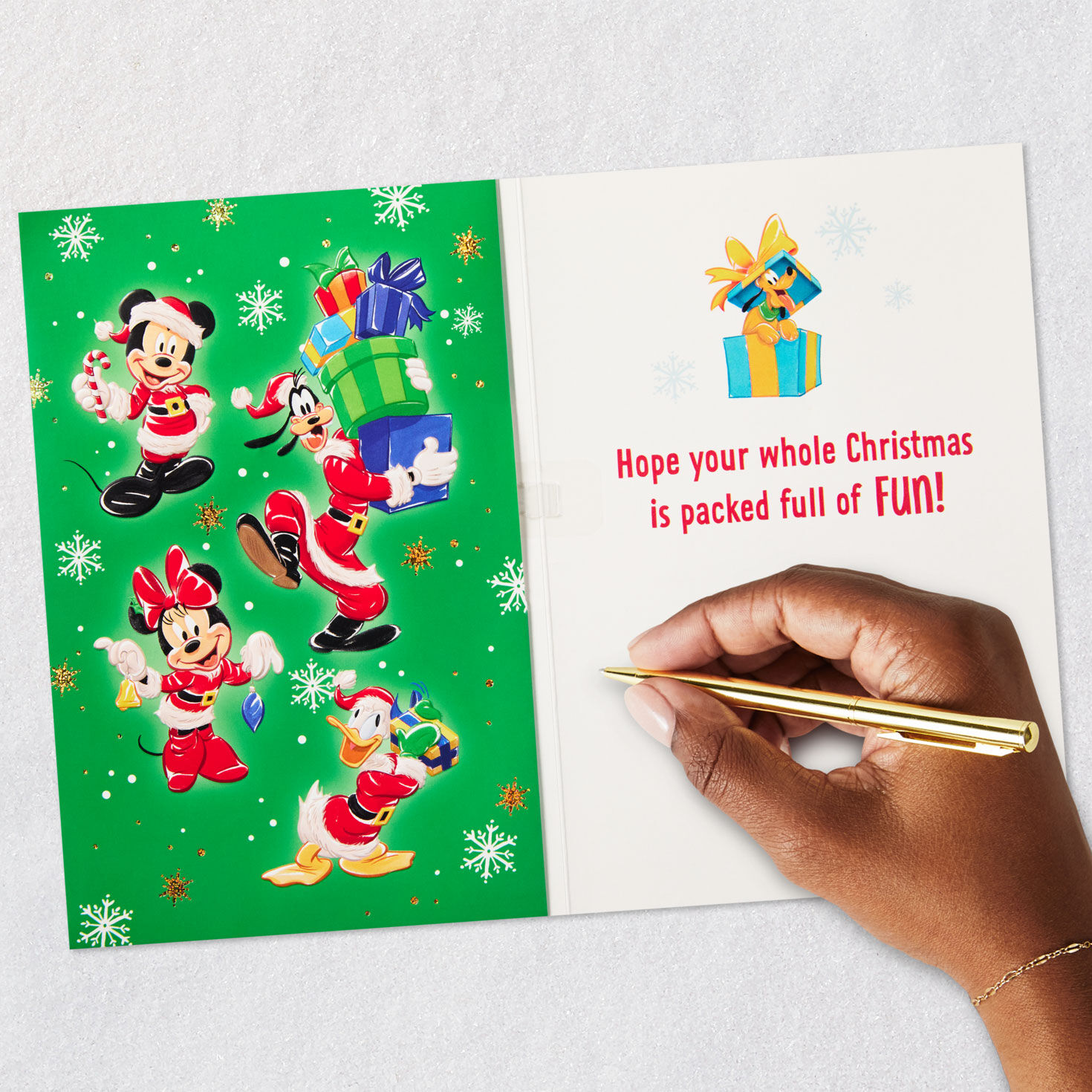 Disney Mickey Mouse and Friends Packed Full of Fun Musical Christmas Card for only USD 7.99 | Hallmark