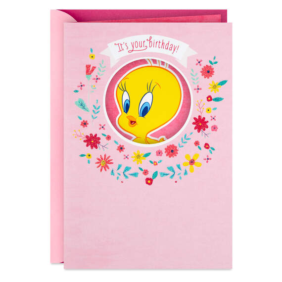 Looney Tunes™ Tweety™ Tail Feathers Funny Pop-Up Birthday Card