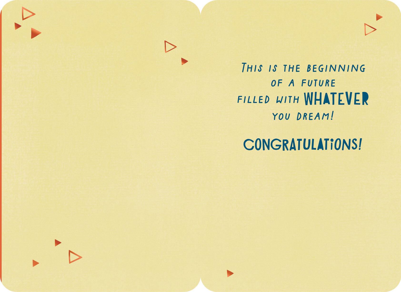 Let the Adventure Begin Congratulations Card