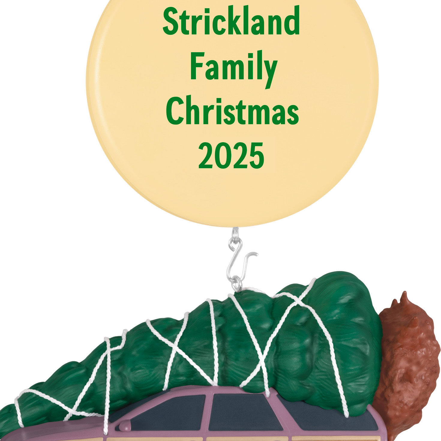 Christmas Vacation Car Personalized Ornament closeup view image number 5