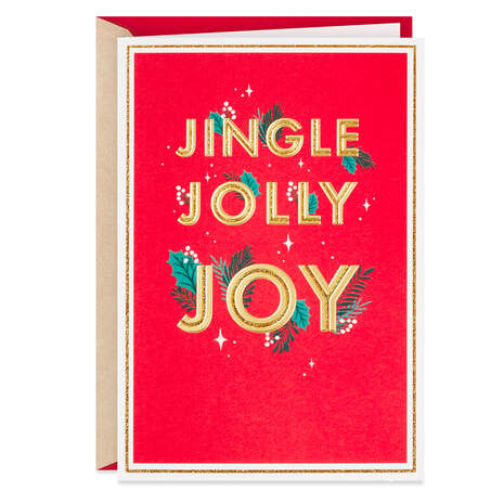 DaySpring Candace Cameron Bure Jingle Jolly Joy Christmas Card, , large