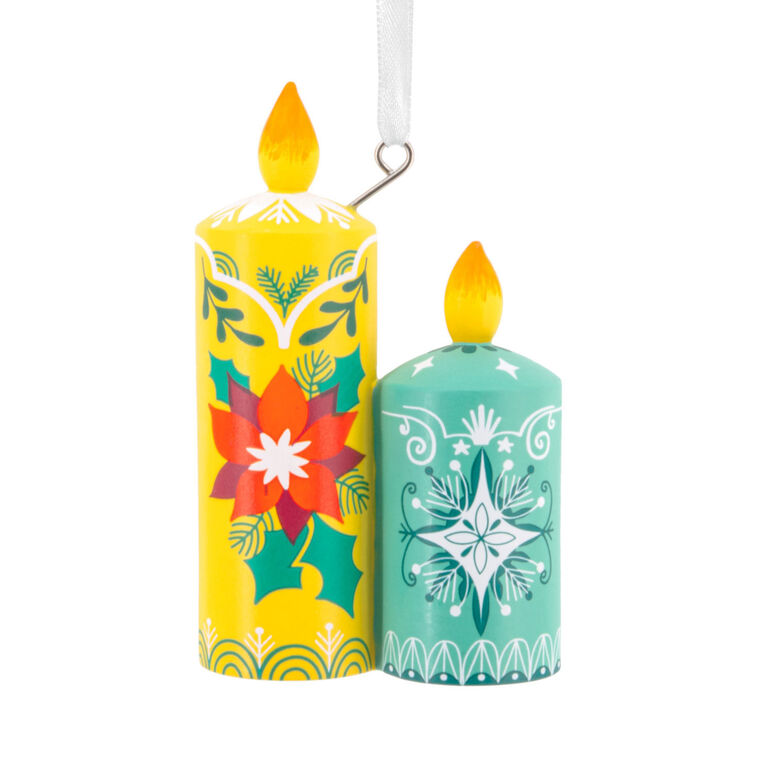 Festive Candles Hallmark Ornament