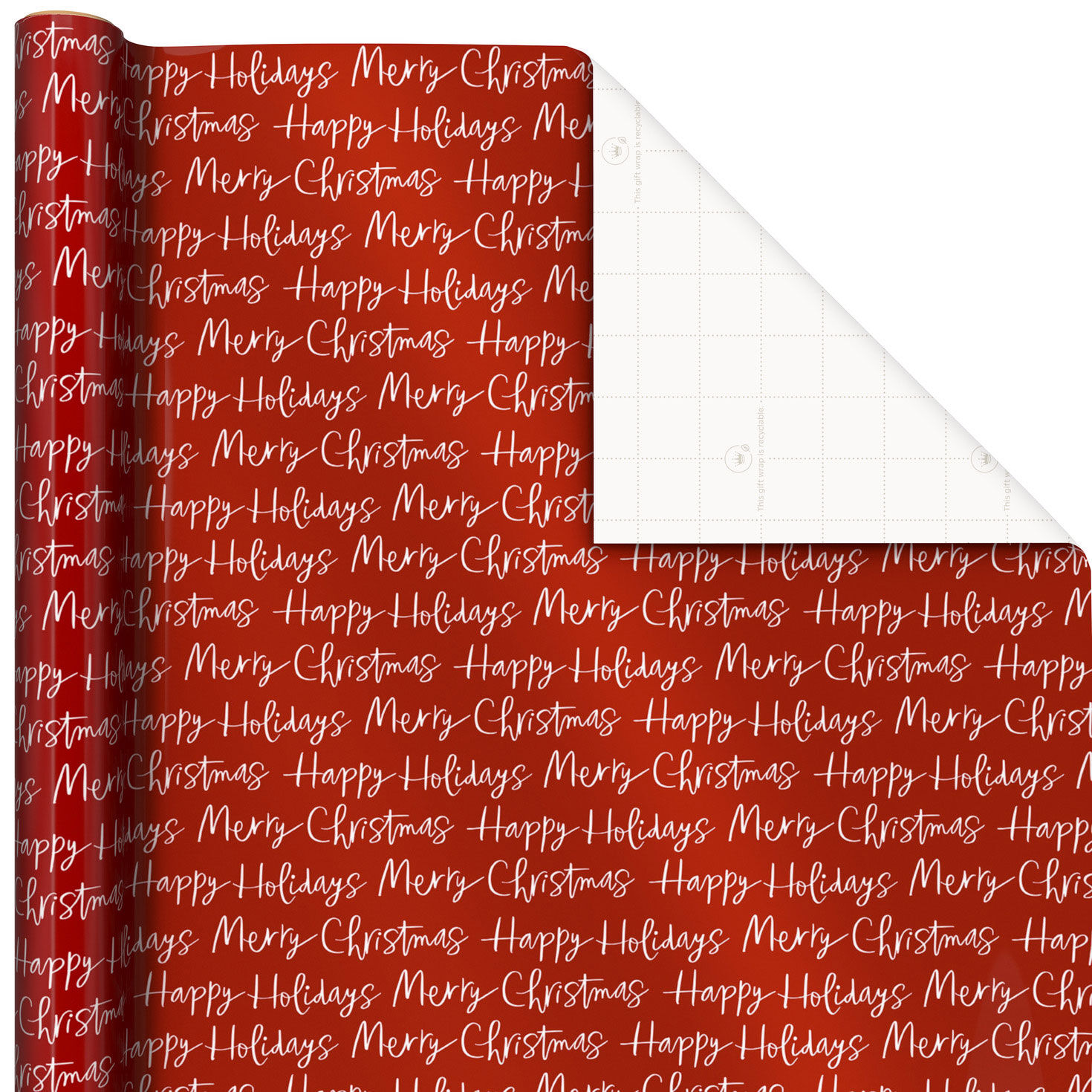 Homespun Charm 3-Pack Christmas Wrapping Paper, 75 sq. ft. for only USD 16.99 | Hallmark