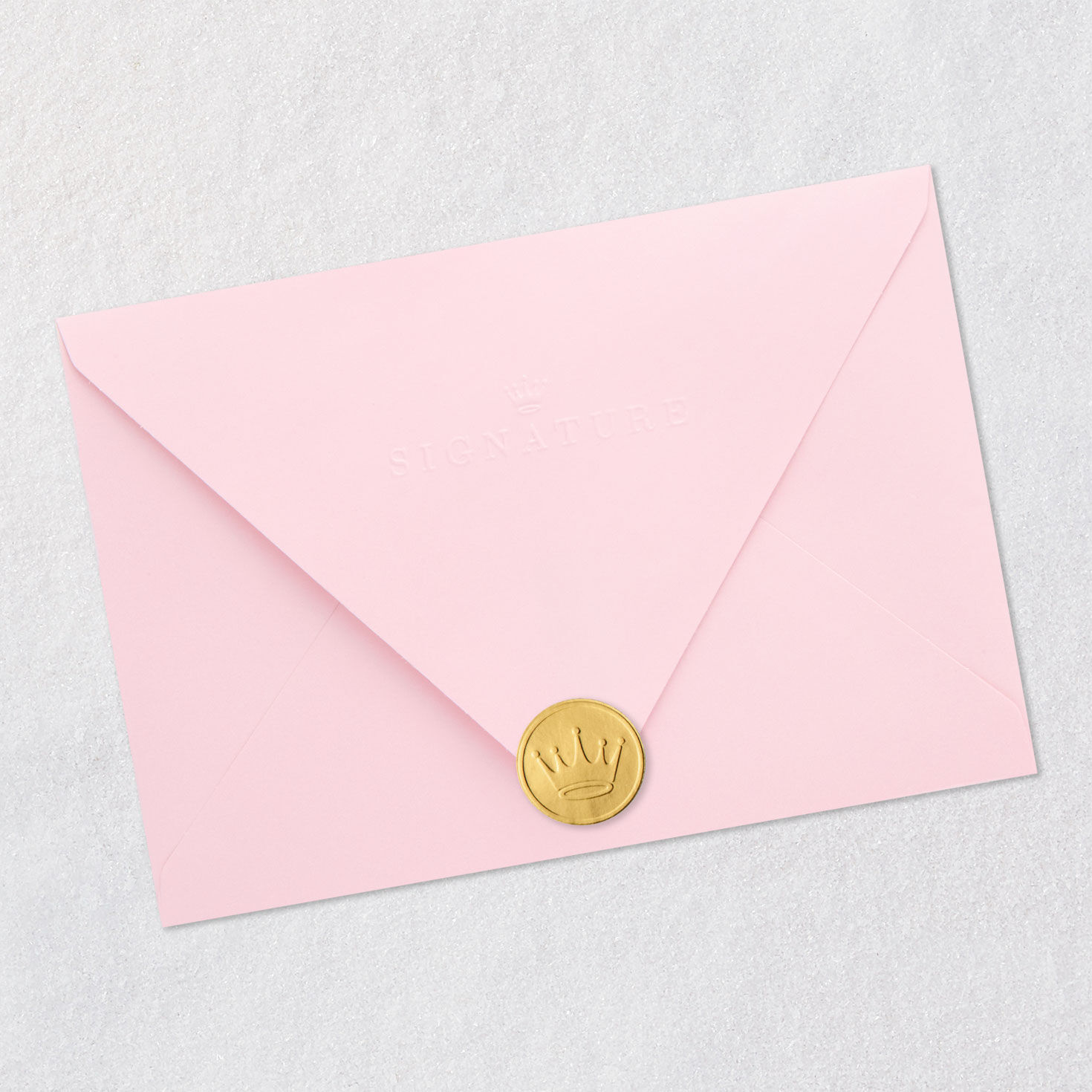 Mortarboard Cap and Flowers Graduation Card for Her Envelope Back with Seal image number 8