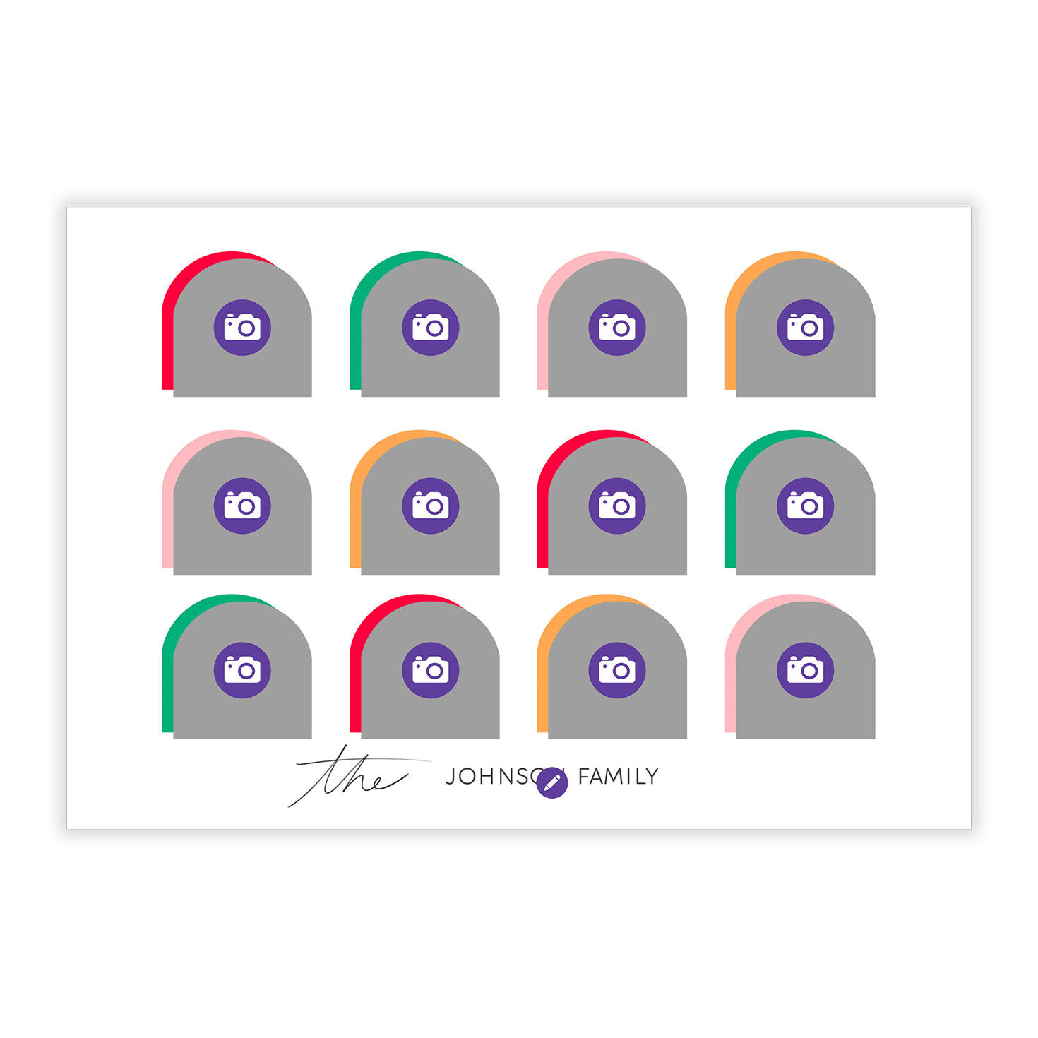 Bright Peeks Flat Holiday Photo Card, , large image number 5