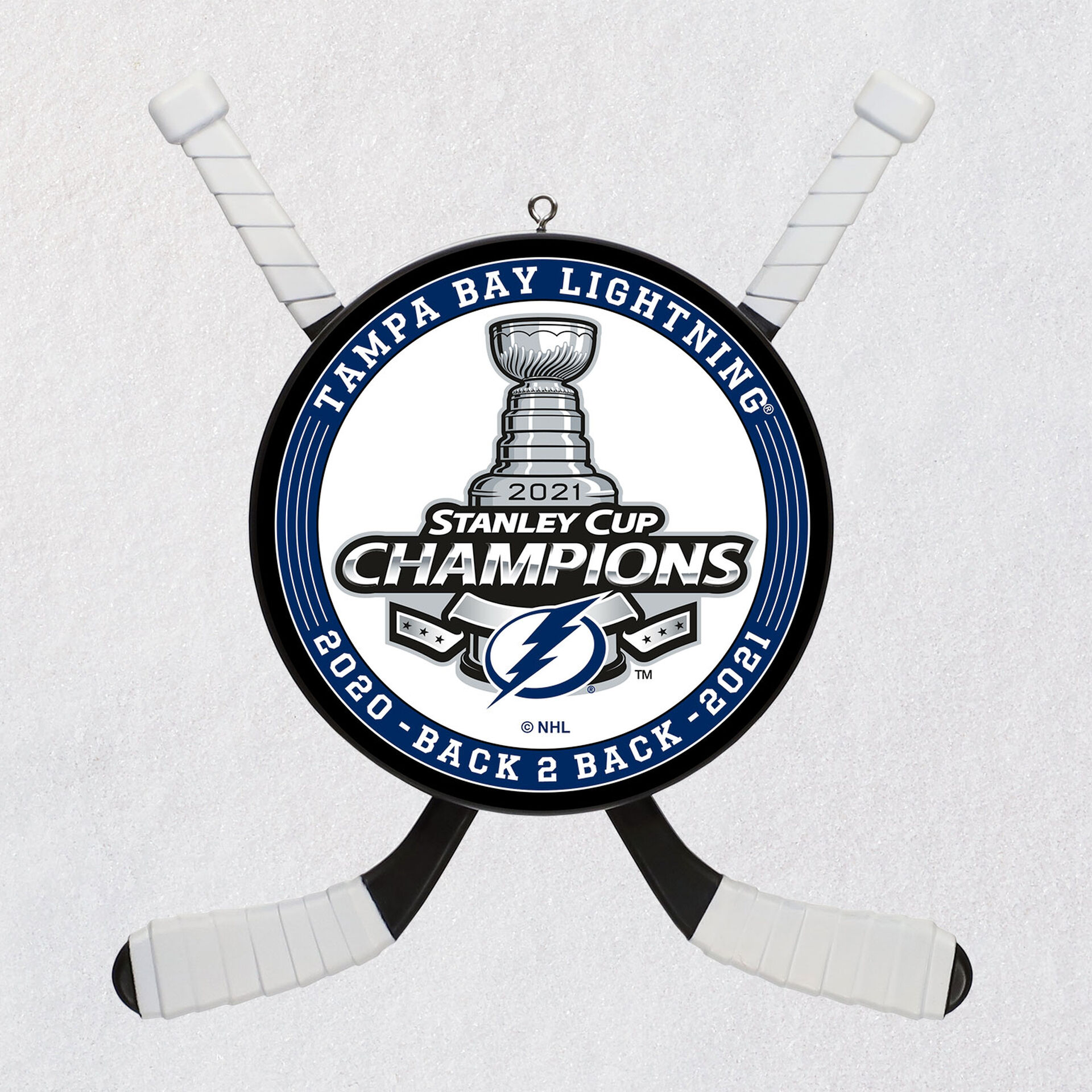 Nhl Tampa Bay Lightning 21 Stanley Cup Champions Hockey Ornament Keepsake Ornaments Hallmark